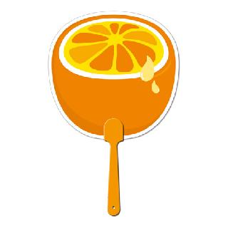 柳橙造型水果扇子
