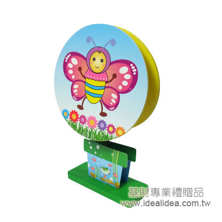 木製圓形便條夾