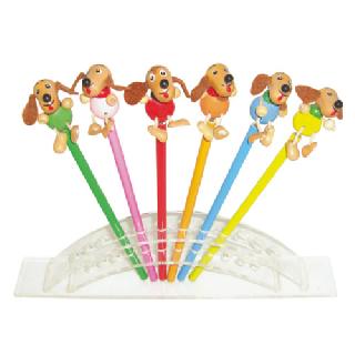 活力狗造型鉛筆
