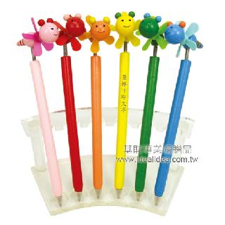 蜻蜓木製原子筆